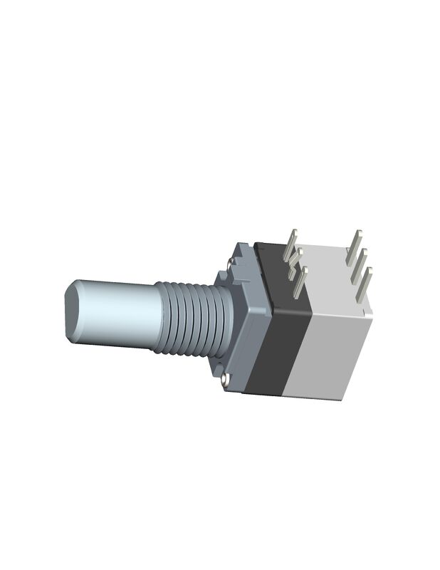 ROTARY POTENTIOMETER WITH NC SWITCH METAL SHAFT TYPE ROUND FLAT KNURLED ADJUSTABLE RESISTANCE DEVICE
